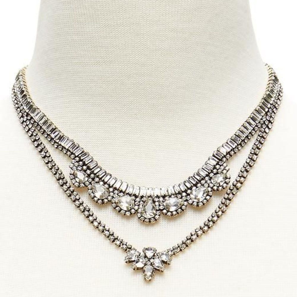 Banana Republic Rebel Crystal Necklace